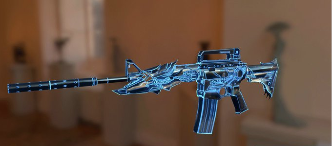 变形金刚蓝光M4A1突击步枪（替换M16）